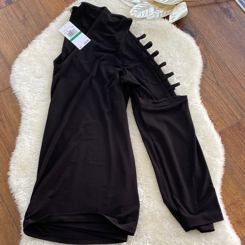 Michael Kors Black Long Sleeve Top